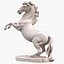 Estatua de caballo encabritado