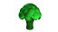 Brocoli de dessin animé v1