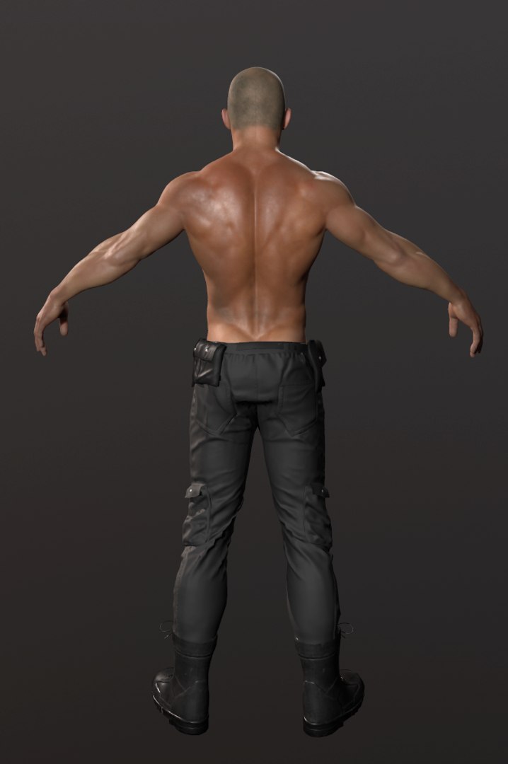 3D Security Guard Police - TurboSquid 1308079