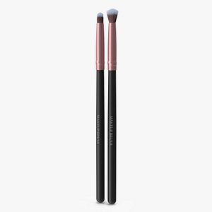 Angled Eyeshadow and Detail Brush Fur 3D