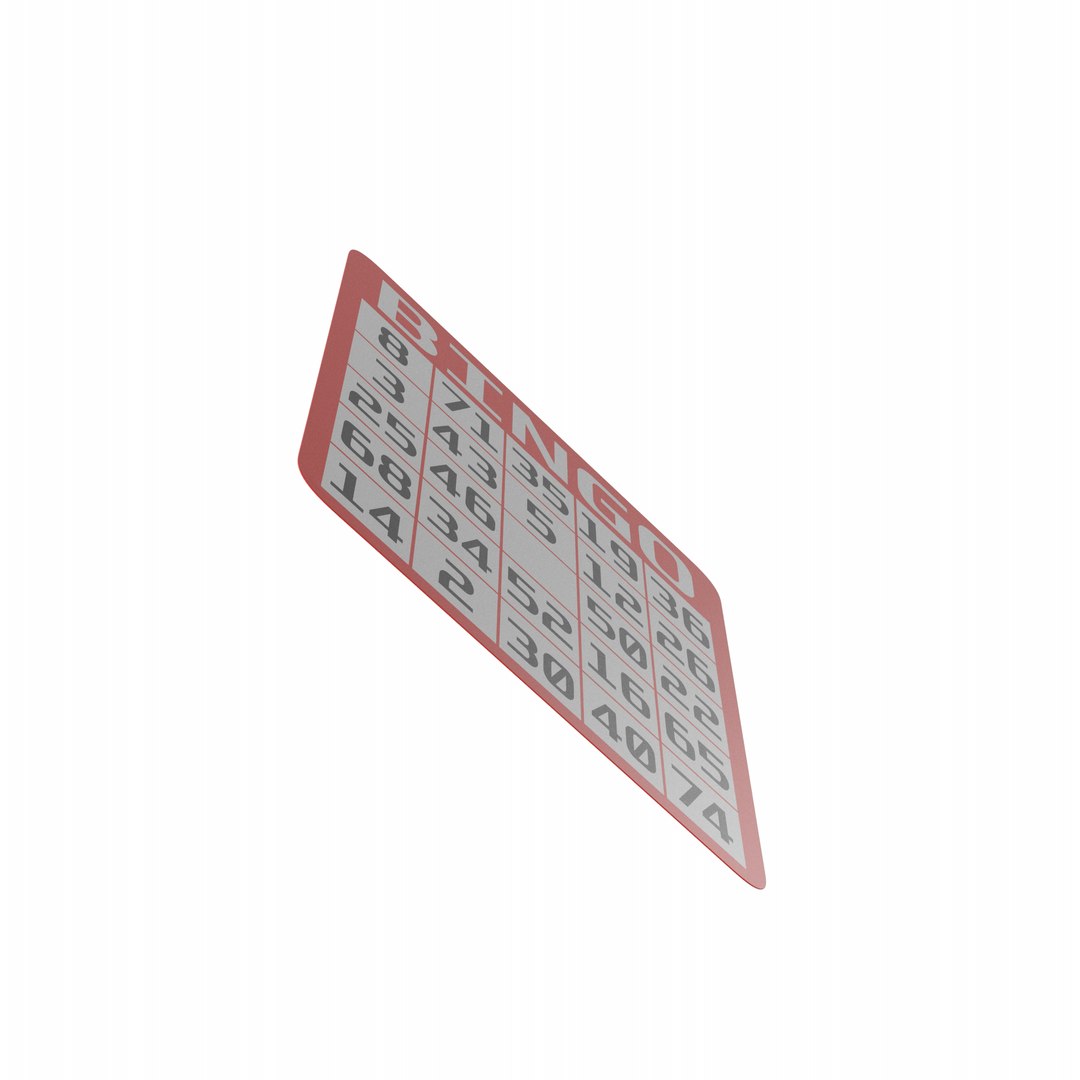 3D Model Bingo - TurboSquid 2259474