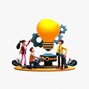 Work Efficiency 3D model