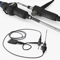 Coiled Surgical Laparoscope Instrument