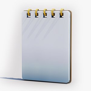 Notebook 3D model