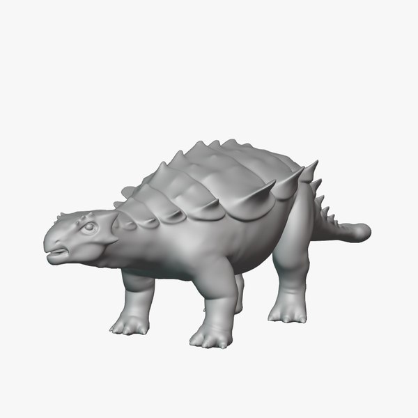 3D Crichtonsaurus Basemesh Low Poly