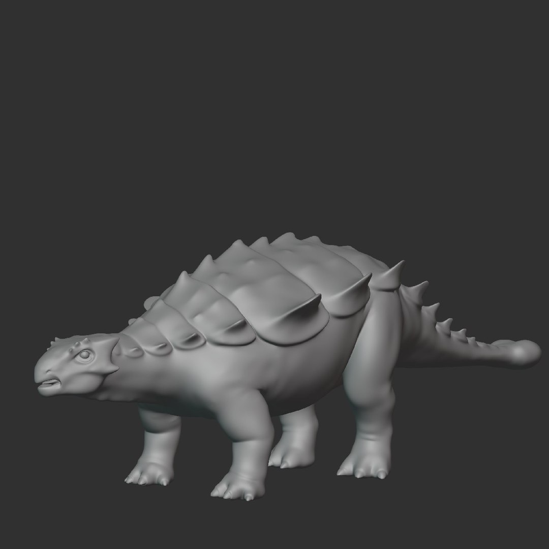 modelo 3d Crichtonsaurus Basemesh Low Poly - TurboSquid 1992878