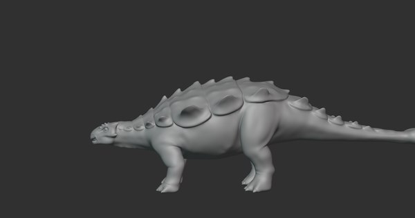 3D Crichtonsaurus Basemesh Low Poly - TurboSquid 1992878