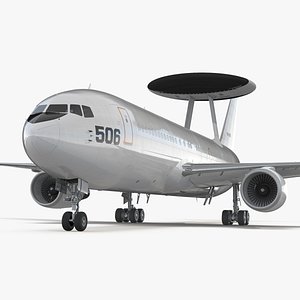 AWACS Boeing E767 3D Model