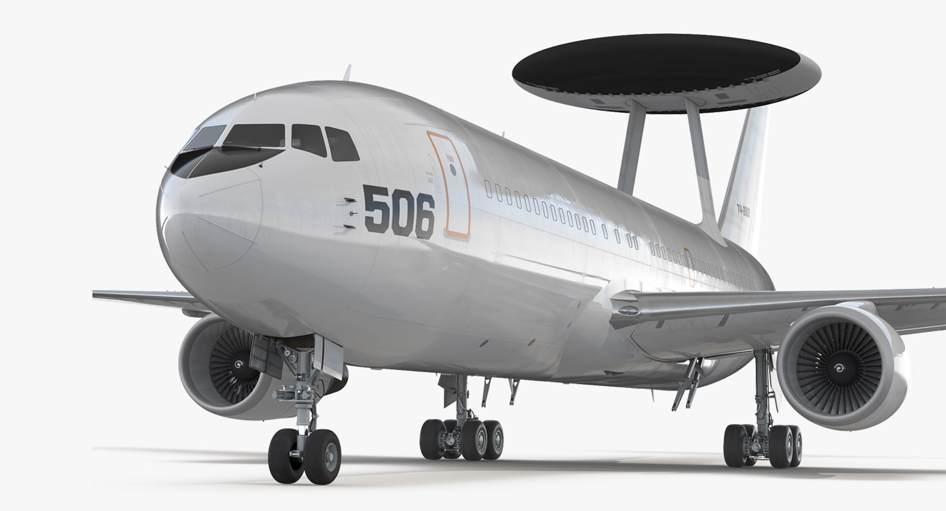 AWACS Boeing E767 3D Model preview