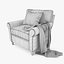 Coleção Crate and Barrel Montclair Sofa