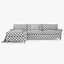 Coleção Crate and Barrel Montclair Sofa