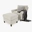 Coleção Crate and Barrel Montclair Sofa