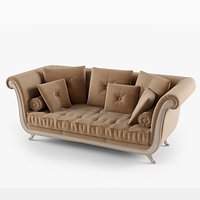 Klimt Beige Sofa Three Seat