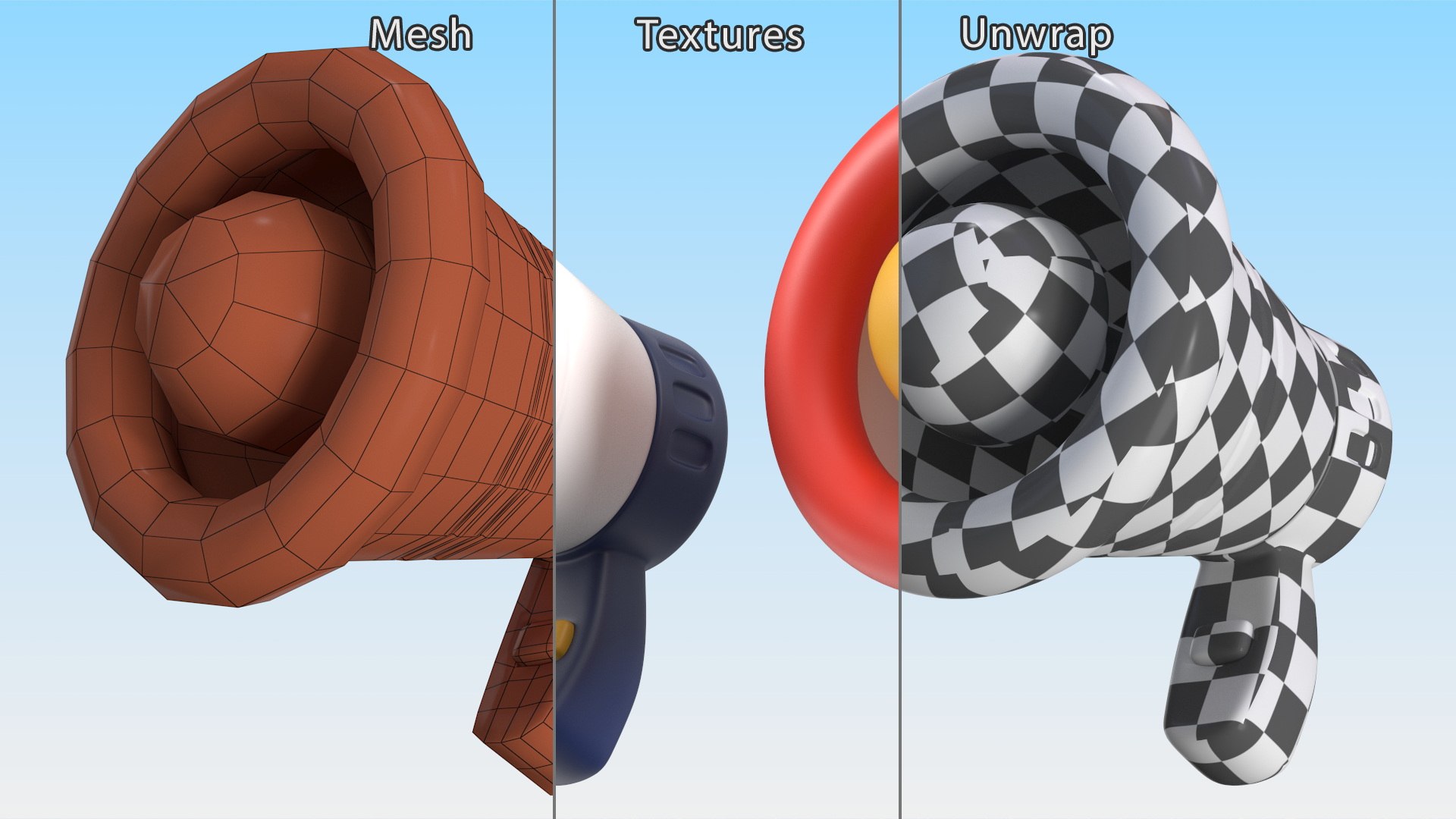 3D Megaphone Loudspeaker Stylized Icon https://p.turbosquid.com/ts-thumb/mv/zEP6f7/X4/megaphoneloudspeakerstylizedicon3dsmodel015/jpg/1705625296/1920x1080/fit_q87/4f3e1b4415e55304a81ad588b5cb589ff51e477c/megaphoneloudspeakerstylizedicon3dsmodel015.jpg