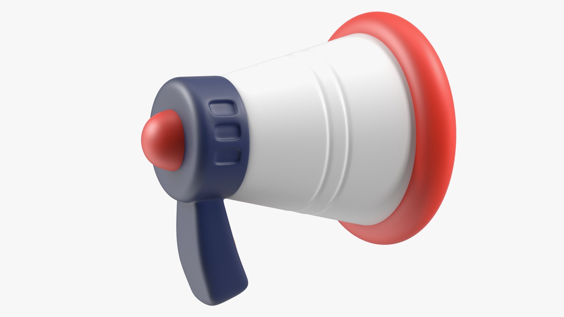 3D Megaphone Loudspeaker Stylized Icon https://p.turbosquid.com/ts-thumb/mv/zEP6f7/oZ/megaphoneloudspeakerstylizedicon3dsmodel012/jpg/1705625282/1920x1080/fit_q87/eb47f58e303eecd72590509cf7ed5384e9d3e878/megaphoneloudspeakerstylizedicon3dsmodel012.jpg