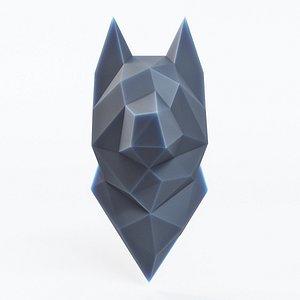 Wolf Head Low Poly
