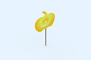 3D candy pumpkin 5