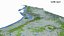 Cascadia - Western America terrain map