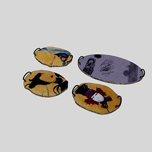 wooden trays model