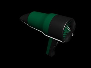 hairdry hair air 3d model