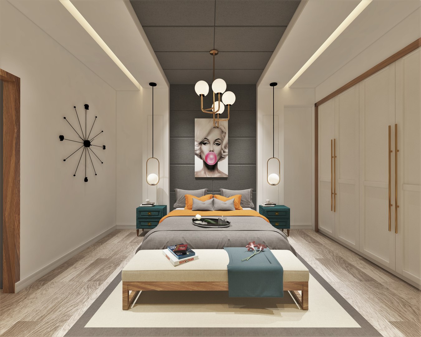 3D Master Bedroom - TurboSquid 1700234