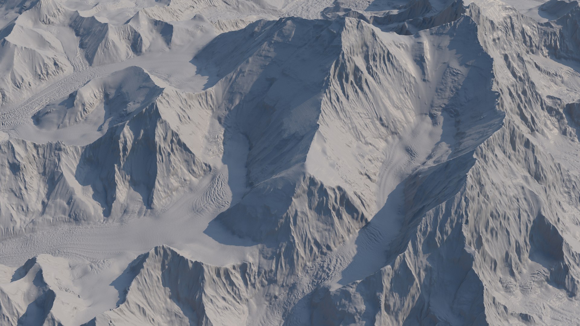 3D model Everest Mountain Range - TurboSquid 1773472