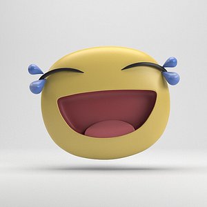 facebook tears joy sticker 3D