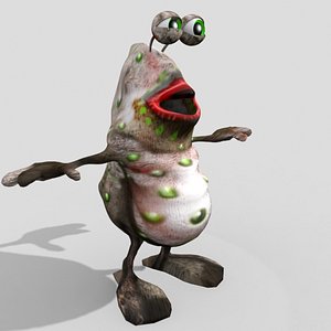 cartoon monster 3d 3ds