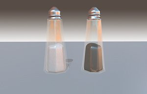 3D salt pepper pot