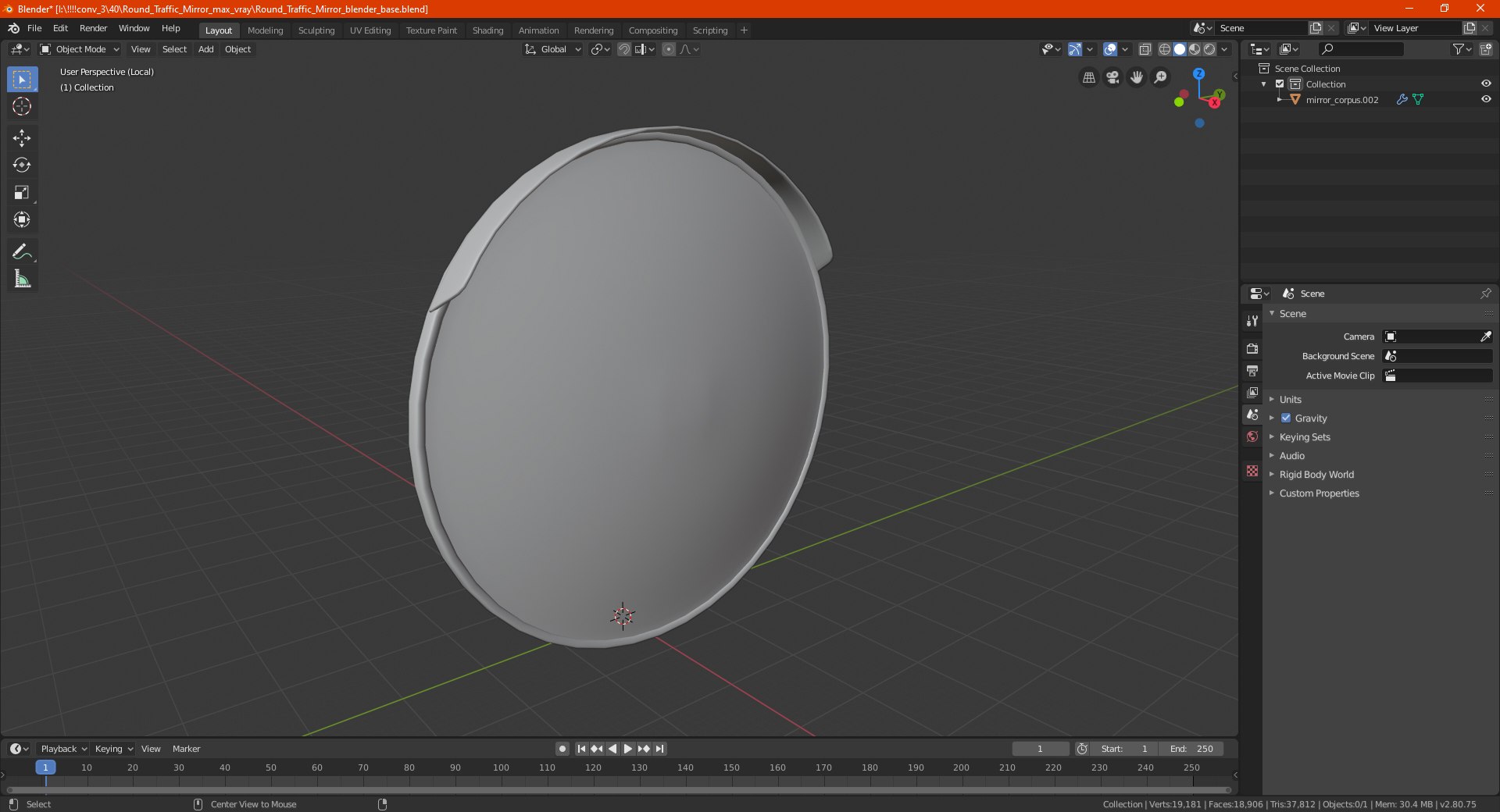 3D Round Traffic Mirror https://p.turbosquid.com/ts-thumb/mw/Btl27T/St/roundtrafficmirrorvray3dmodel019/jpg/1622570407/1920x1080/fit_q87/ec9a4d158752bfd34ffe7813f298bb608a872df5/roundtrafficmirrorvray3dmodel019.jpg