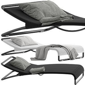 Chaise Lounge Chair by Case study 3D model