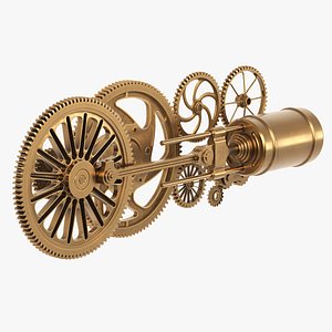 3d model steam punk mechanism