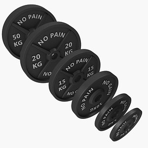 weight equipment plates 3d model