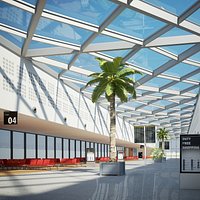 Airport Departures Lounge