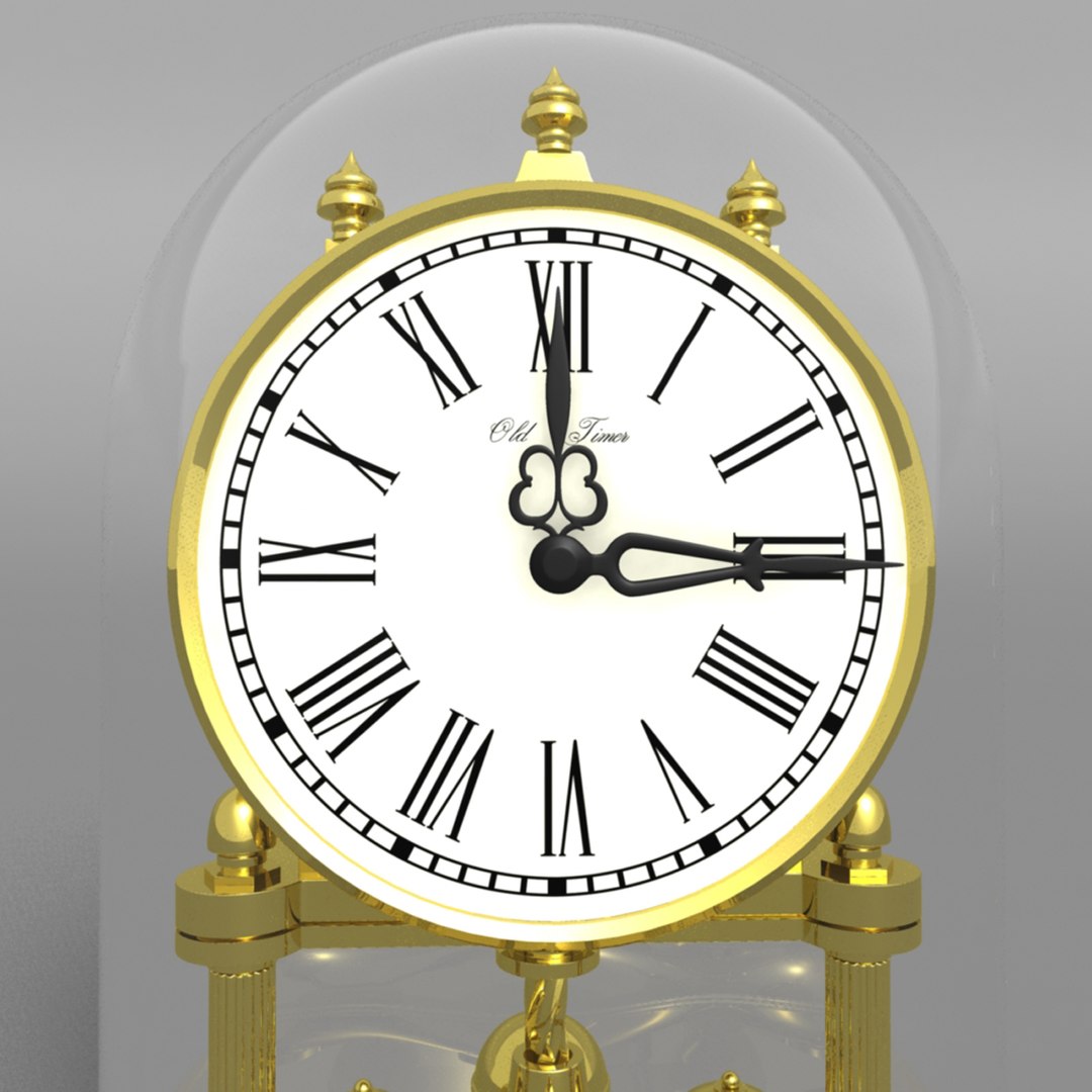 3d clock dome