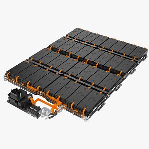 3D model Electric Cars Battery Generic 09