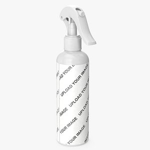 3D spray bottle white reusable