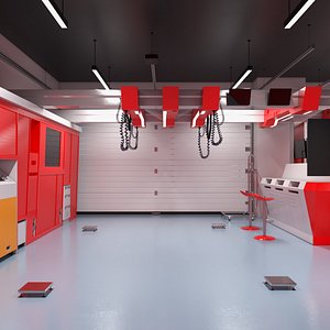 High Speed Garage Rigged