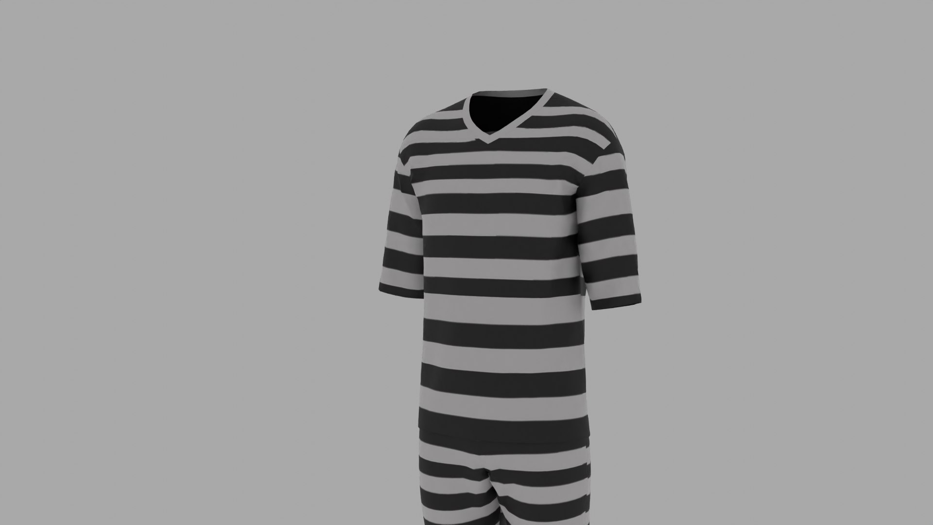 3D Prison Uniform - TurboSquid 1973287