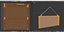 3D hanging wooden sign model