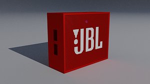 3D jbl bluetooth speaker model