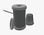 Thread needle button thimble coil