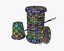 Thread needle button thimble coil