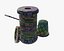 Thread needle button thimble coil