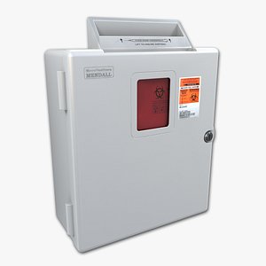 Biohazard Sharps Wall Mount