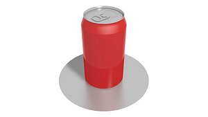 3D model container juice soda