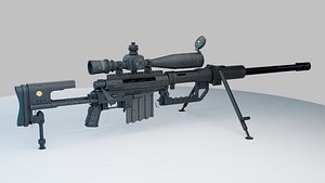 3D M200 Cheytac Intervention Sniper Rifle