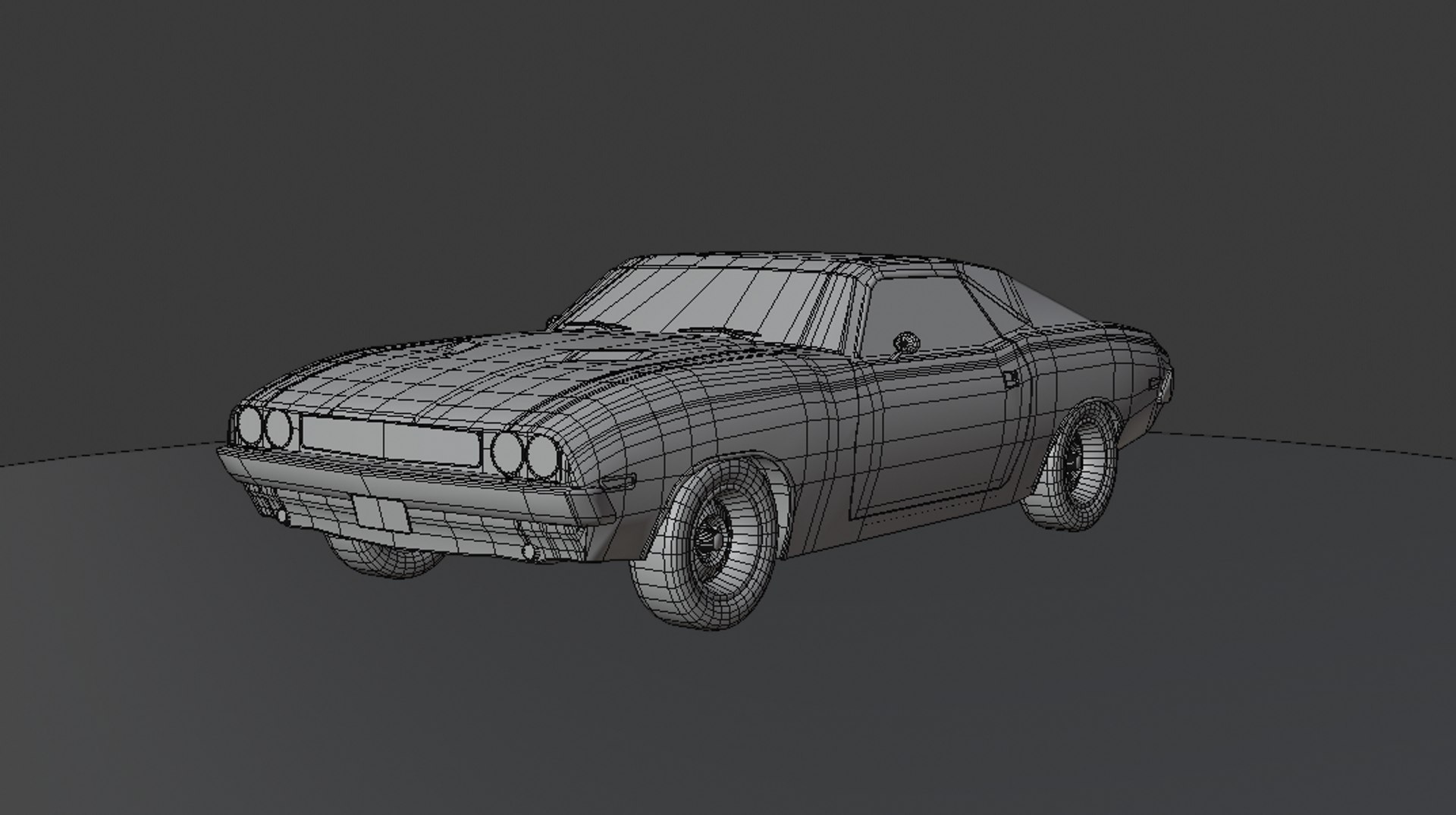 3D Car Dodge Challenger 1970 - TurboSquid 1543624