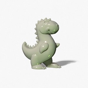 Dinossauro de desenho animado T Rex Modelo 3D - TurboSquid 2022683