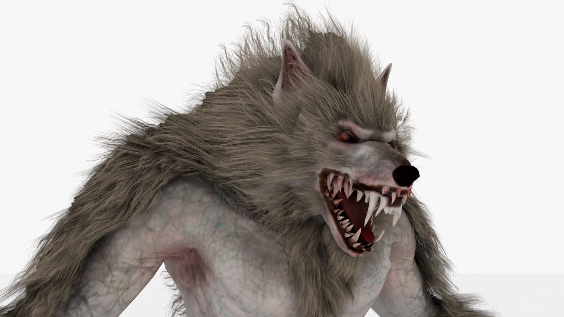 Werewolf Rigged And Animated 3D Model - TurboSquid 2348763